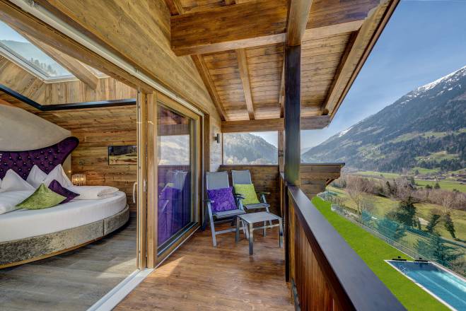 Golf Suite Ausblick auf die Alpen