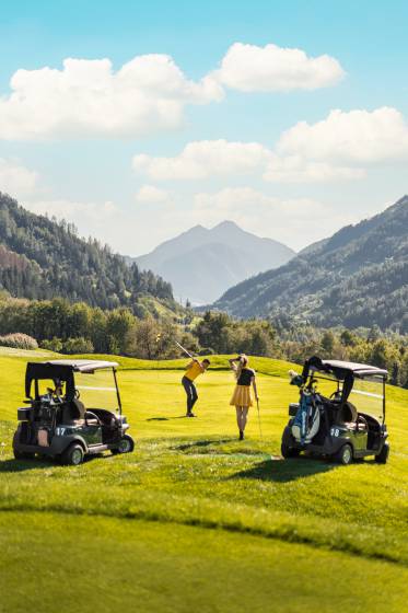 Golfen inmitten der Bergwelt