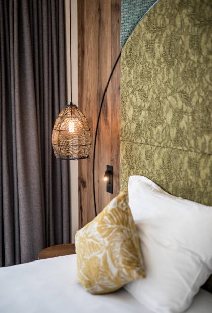 Detailaufnahme Doppelbett
