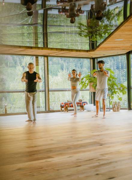 Yogakurs im Adults Only Hotel in Südtirol