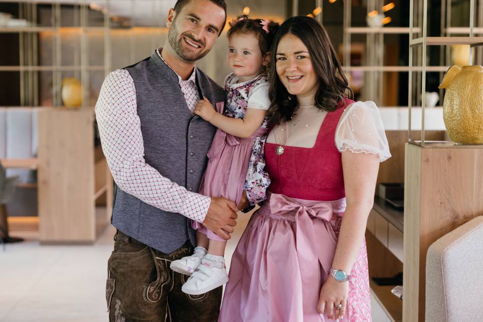 Michael Fink & Elena mit Sofie